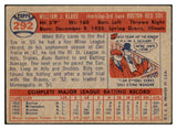 1957 Topps Baseball #292 Billy Klaus Red Sox VG-EX 480199
