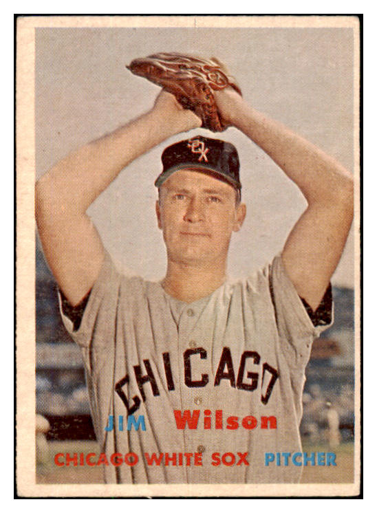 1957 Topps Baseball #330 Jim Wilson White Sox VG-EX 480211