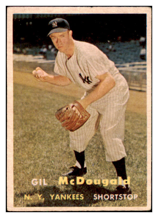 1957 Topps Baseball #200 Gil McDougald Yankees VG-EX 480226