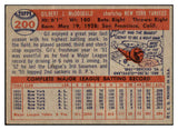1957 Topps Baseball #200 Gil McDougald Yankees EX 480229