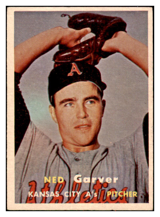 1957 Topps Baseball #285 Ned Garver A's EX 480242