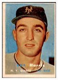 1957 Topps Baseball #281 Gail Harris Giants EX 480243