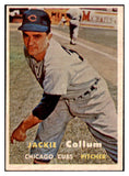 1957 Topps Baseball #268 Jack Collum Cubs EX 480246