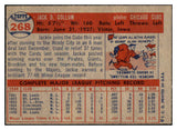 1957 Topps Baseball #268 Jack Collum Cubs EX 480246