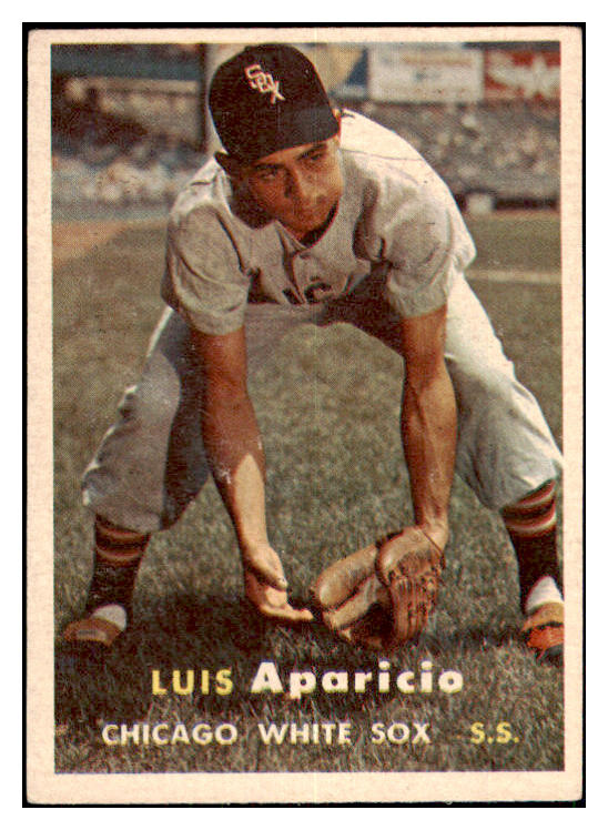 1957 Topps Baseball #007 Luis Aparicio White Sox EX 480250