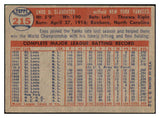 1957 Topps Baseball #215 Enos Slaughter Yankees EX 480252