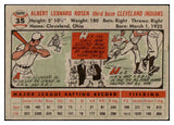 1956 Topps Baseball #035 Al Rosen Indians VG-EX Gray 480270