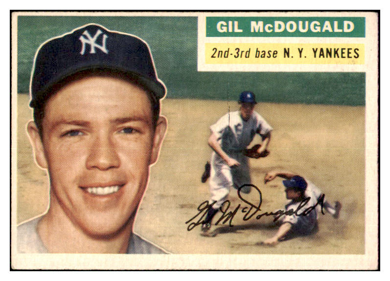 1956 Topps Baseball #225 Gil McDougald Yankees VG-EX 480278