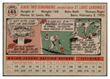 1956 Topps Baseball #165 Red Schoendienst Cardinals EX-MT Gray 480309