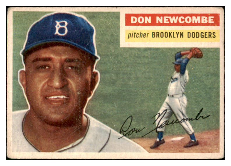1956 Topps Baseball #235 Don Newcombe Dodgers VG-EX 480326