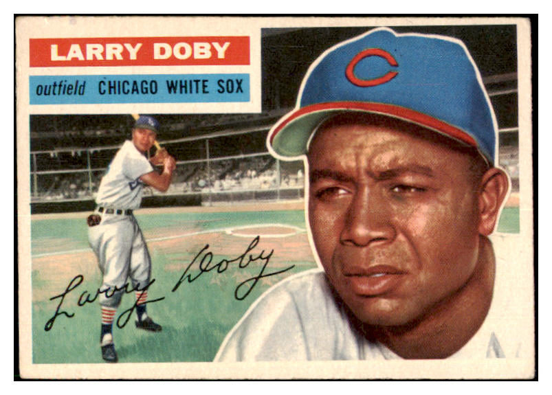 1956 Topps Baseball #250 Larry Doby White Sox EX 480327