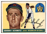 1955 Topps Baseball #159 Johnny Schmitz Senators VG-EX 480355