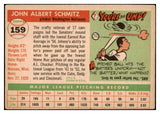 1955 Topps Baseball #159 Johnny Schmitz Senators VG-EX 480355