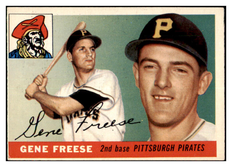 1955 Topps Baseball #205 Gene Freese Pirates VG-EX 480364