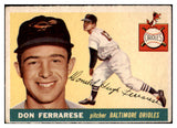 1955 Topps Baseball #185 Don Ferrarese Orioles VG-EX 480369