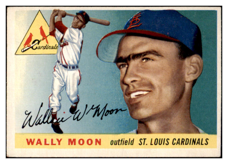 1955 Topps Baseball #067 Wally Moon Cardinals VG-EX 480378