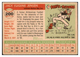 1955 Topps Baseball #200 Jackie Jensen Red Sox VG-EX 480379