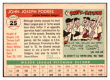 1955 Topps Baseball #025 Johnny Podres Dodgers VG-EX 480386