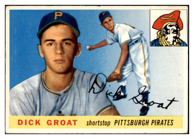 1955 Topps Baseball #026 Dick Groat Pirates VG-EX 480387
