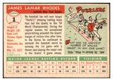 1955 Topps Baseball #001 Dusty Rhodes Giants VG-EX 480391