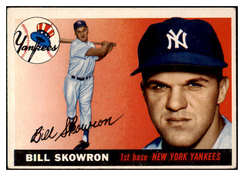 1955 Topps Baseball #022 Bill Skowron Yankees VG-EX 480392