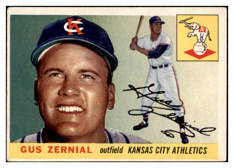 1955 Topps Baseball #110 Gus Zernial A's VG-EX 480394