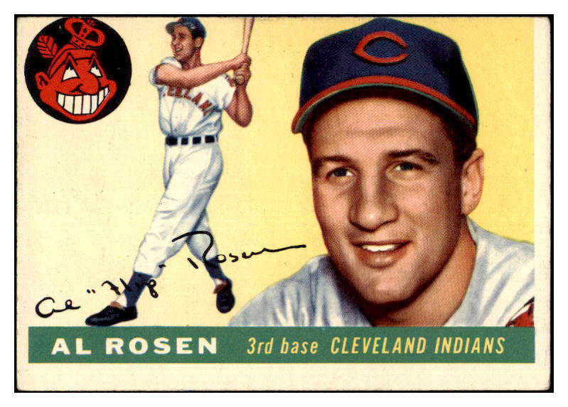 1955 Topps Baseball #070 Al Rosen Indians VG-EX 480395