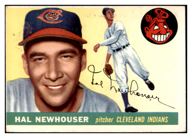 1955 Topps Baseball #024 Hal Newhouser Indians VG-EX 480397
