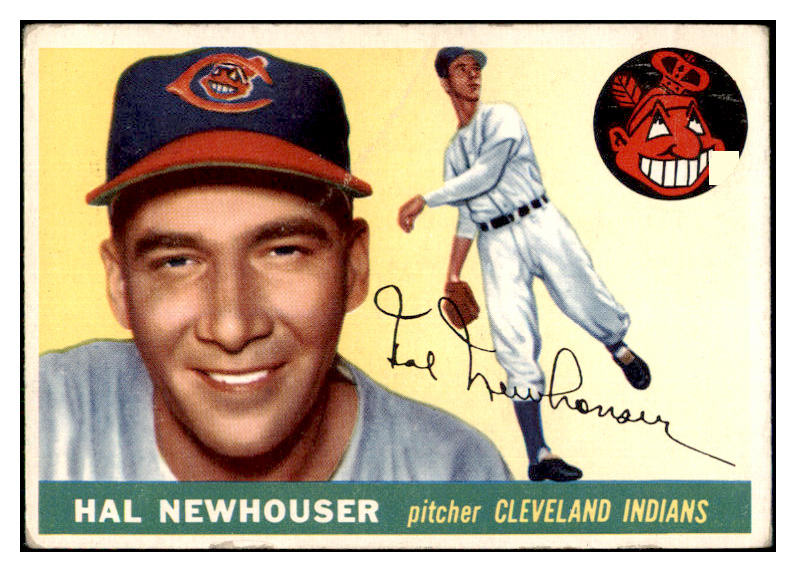 1955 Topps Baseball #024 Hal Newhouser Indians VG-EX 480400