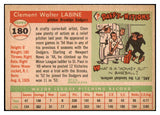 1955 Topps Baseball #180 Clem Labine Dodgers EX 480405