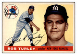 1955 Topps Baseball #038 Bob Turley Yankees EX 480414