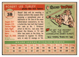 1955 Topps Baseball #038 Bob Turley Yankees EX 480414