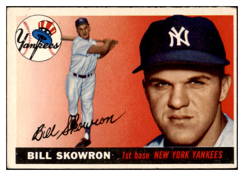 1955 Topps Baseball #022 Bill Skowron Yankees EX 480416