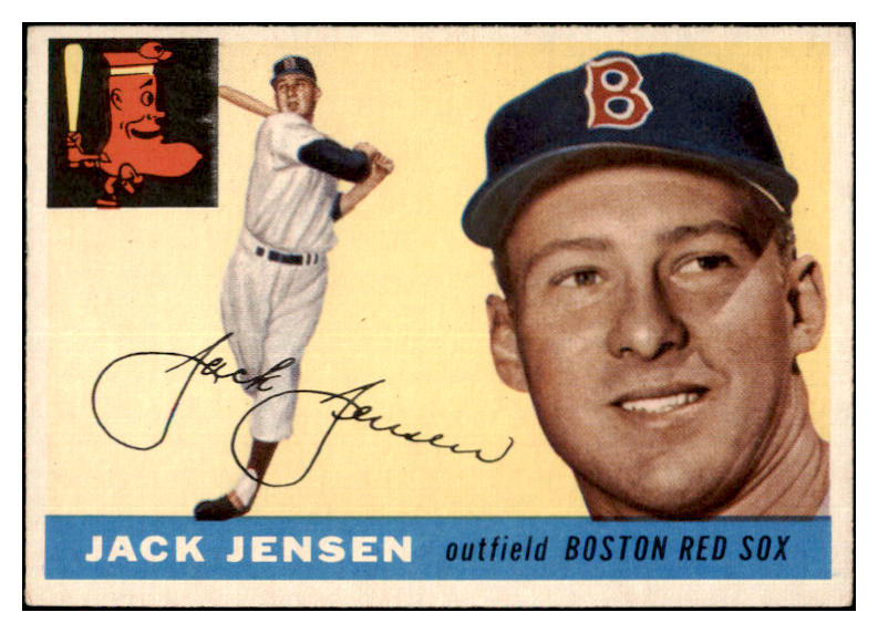 1955 Topps Baseball #200 Jackie Jensen Red Sox EX 480430