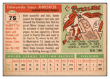 1955 Topps Baseball #075 Sandy Amoros Dodgers EX 480445