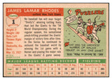 1955 Topps Baseball #001 Dusty Rhodes Giants EX-MT 480455