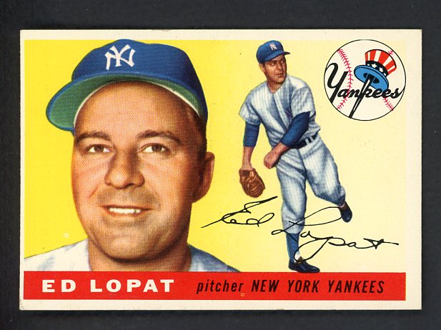 1955 Topps Baseball #109 Eddie Lopat Yankees NR-MT 480460