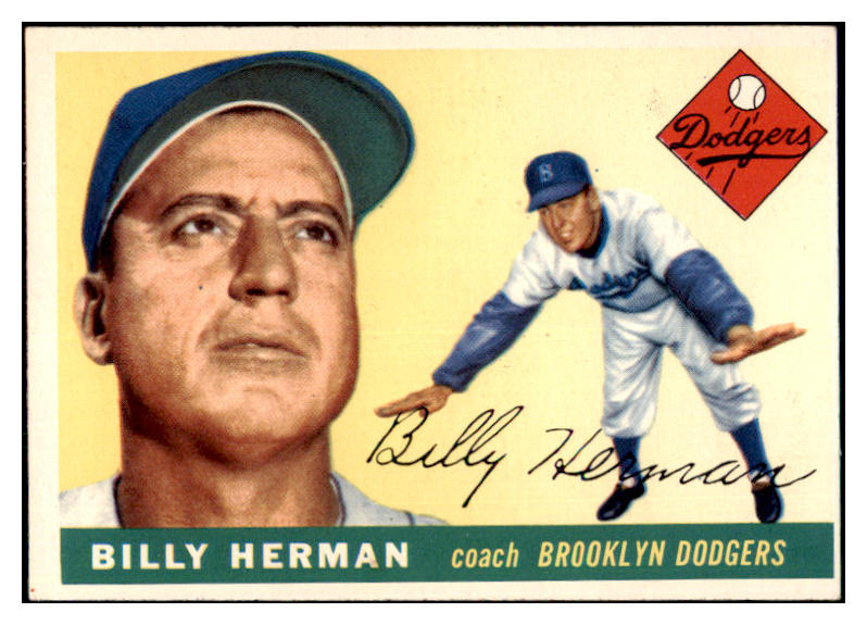 1955 Topps Baseball #019 Billy Herman Dodgers NR-MT 480461