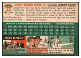 1954 Topps Baseball #025 Harvey Kuenn Tigers VG-EX 480477