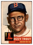 1953 Topps Baseball #169 Dizzy Trout Red Sox VG 480511