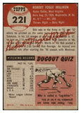 1953 Topps Baseball #221 Bob Milliken Dodgers VG 480524