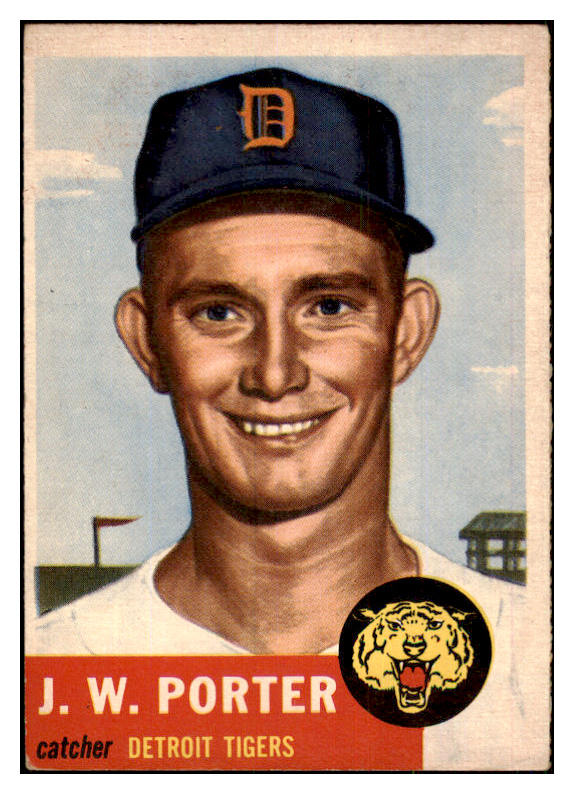 1953 Topps Baseball #211 J.W. Porter Tigers VG-EX 480538