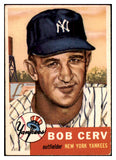 1953 Topps Baseball #210 Bob Cerv Yankees VG-EX 480554