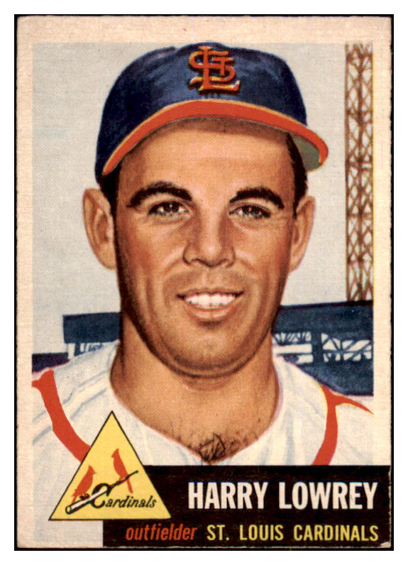 1953 Topps Baseball #016 Peanuts Lowrey Cardinals EX+/EX-MT 480578