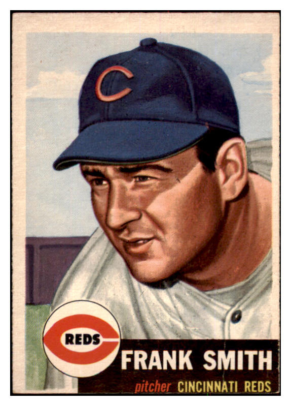 1953 Topps Baseball #116 Frank Smith Reds EX+/EX-MT 480581