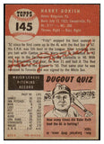 1953 Topps Baseball #145 Harry Dorish White Sox EX+/EX-MT 480583