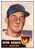 1953 Topps Baseball #157 Bob Addis Cubs EX+/EX-MT 480585