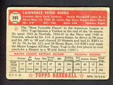 1952 Topps Baseball #191 Yogi Berra Yankees Good 480624