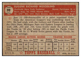 1952 Topps Baseball #099 Gene Woodling Yankees VG-EX 480644