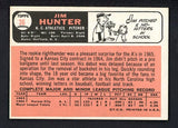 1966 Topps Baseball #036 Catfish Hunter A's EX 480667